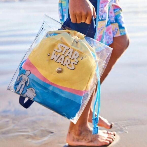 Star Wars Swim Bag OS One Size Boy Girl Baby NEW Beach Pool Backpack - Picture 5 of 5